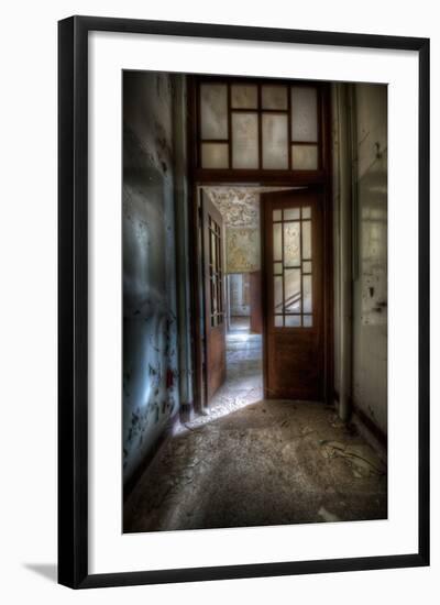 Abandoned Building Interior-Nathan Wright-Framed Photographic Print