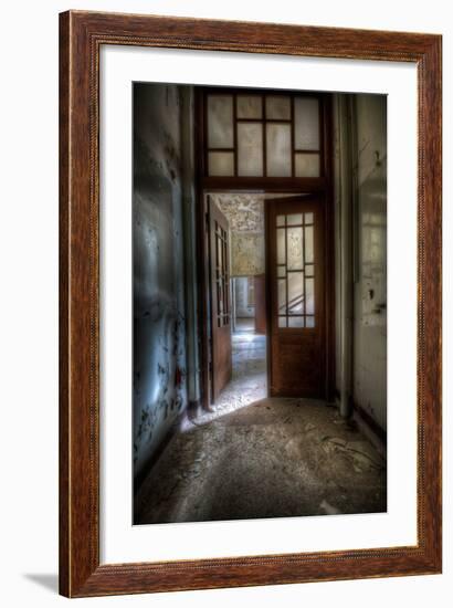 Abandoned Building Interior-Nathan Wright-Framed Photographic Print