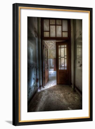 Abandoned Building Interior-Nathan Wright-Framed Photographic Print