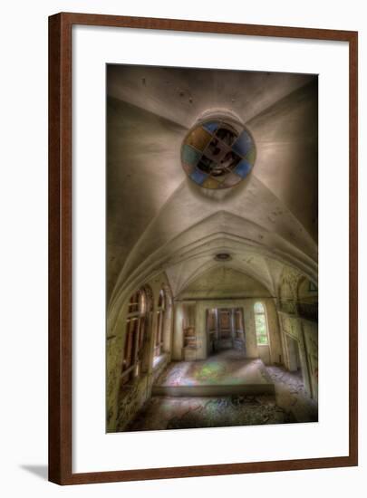 Abandoned Building Interior-Nathan Wright-Framed Photographic Print