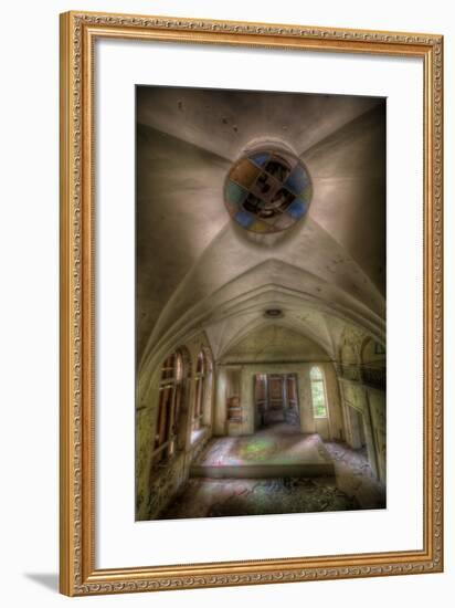 Abandoned Building Interior-Nathan Wright-Framed Photographic Print