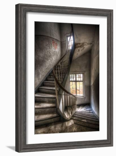 Abandoned Building Interior-Nathan Wright-Framed Photographic Print