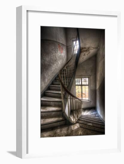 Abandoned Building Interior-Nathan Wright-Framed Photographic Print