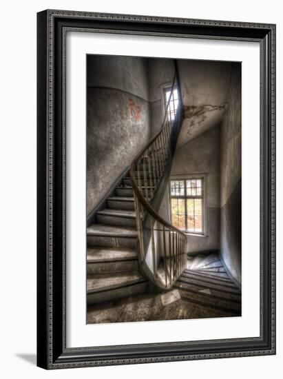 Abandoned Building Interior-Nathan Wright-Framed Photographic Print