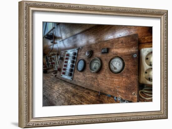 Abandoned Building Interior-Nathan Wright-Framed Photographic Print