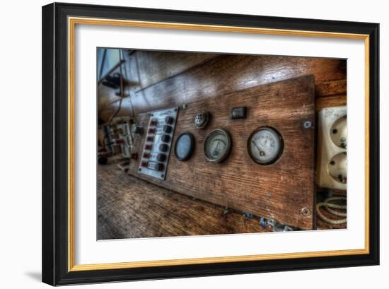 Abandoned Building Interior-Nathan Wright-Framed Photographic Print