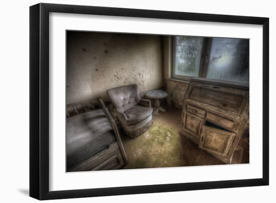 Abandoned Building Interior-Nathan Wright-Framed Photographic Print