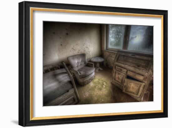 Abandoned Building Interior-Nathan Wright-Framed Photographic Print