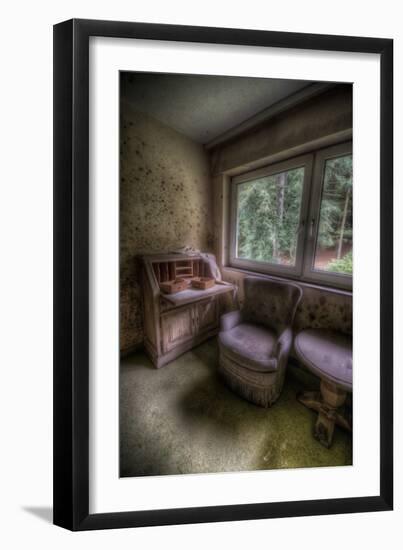 Abandoned Building Interior-Nathan Wright-Framed Photographic Print