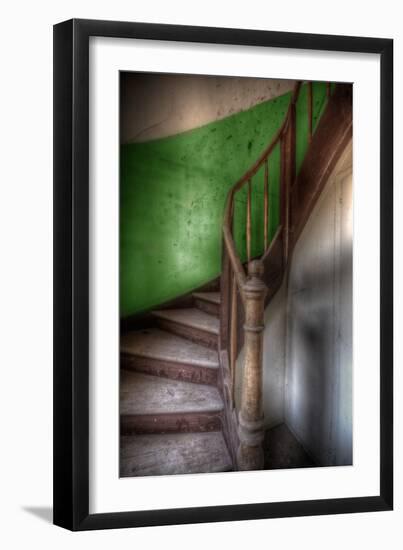 Abandoned Building Interior-Nathan Wright-Framed Photographic Print