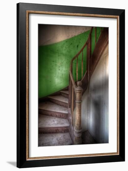 Abandoned Building Interior-Nathan Wright-Framed Photographic Print