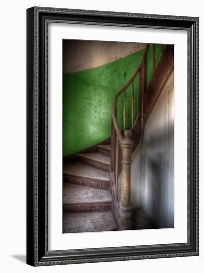 Abandoned Building Interior-Nathan Wright-Framed Photographic Print