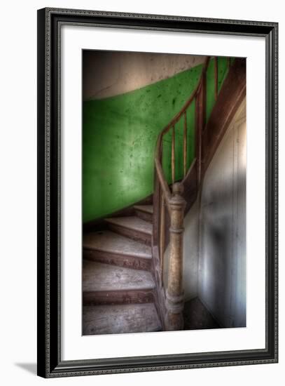 Abandoned Building Interior-Nathan Wright-Framed Photographic Print