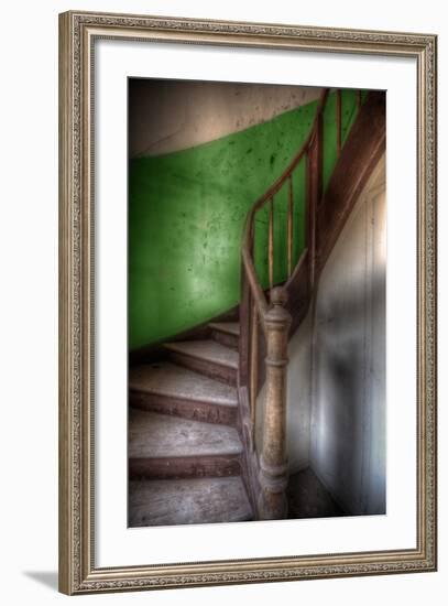 Abandoned Building Interior-Nathan Wright-Framed Photographic Print