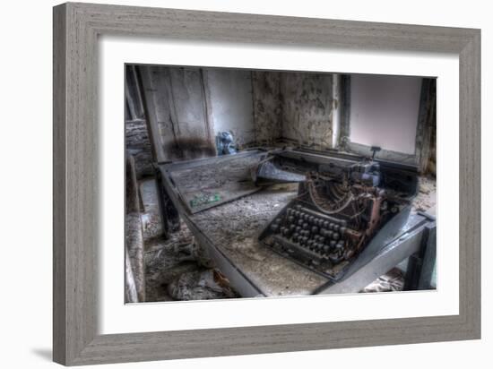 Abandoned Building Interior-Nathan Wright-Framed Photographic Print