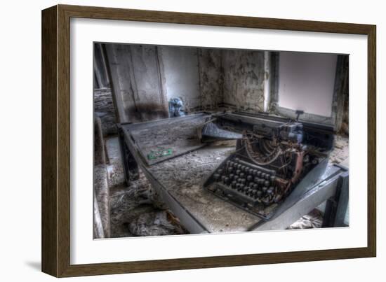 Abandoned Building Interior-Nathan Wright-Framed Photographic Print