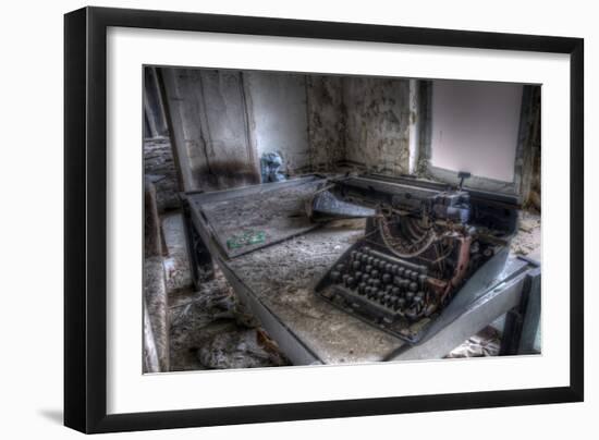 Abandoned Building Interior-Nathan Wright-Framed Photographic Print