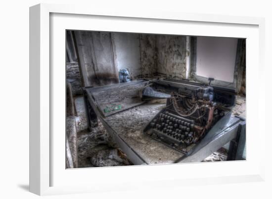 Abandoned Building Interior-Nathan Wright-Framed Photographic Print