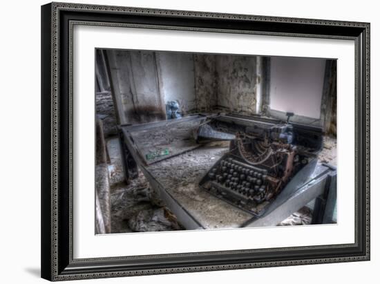 Abandoned Building Interior-Nathan Wright-Framed Photographic Print