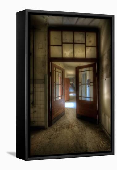 Abandoned Buildings Interior-Nathan Wright-Framed Premier Image Canvas