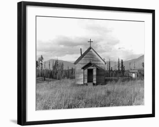 Abandoned Church-Dorothea Lange-Framed Premium Photographic Print