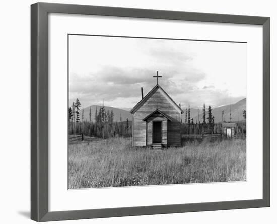 Abandoned Church-Dorothea Lange-Framed Premium Photographic Print