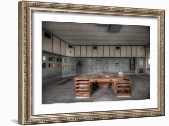 Abandoned Control Room-Nathan Wright-Framed Photographic Print