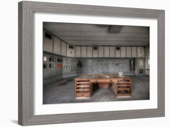 Abandoned Control Room-Nathan Wright-Framed Photographic Print