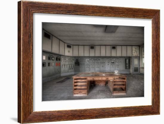 Abandoned Control Room-Nathan Wright-Framed Photographic Print