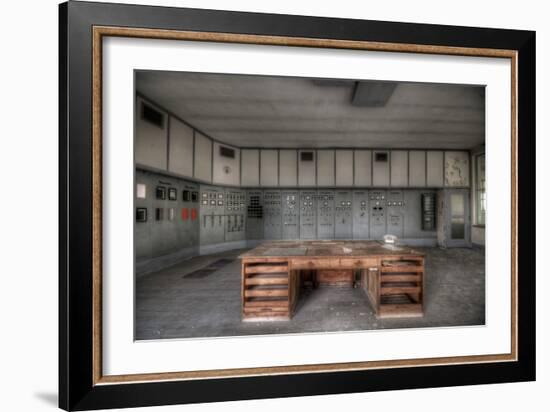 Abandoned Control Room-Nathan Wright-Framed Photographic Print