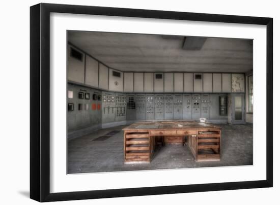 Abandoned Control Room-Nathan Wright-Framed Photographic Print