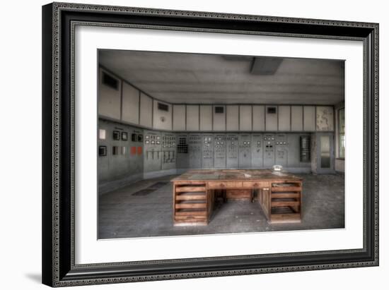 Abandoned Control Room-Nathan Wright-Framed Photographic Print