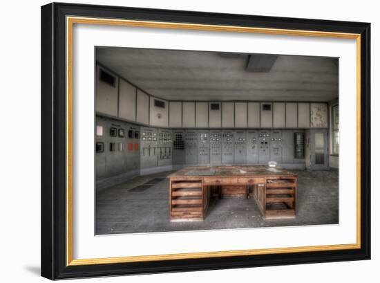 Abandoned Control Room-Nathan Wright-Framed Photographic Print