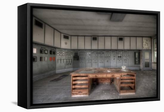 Abandoned Control Room-Nathan Wright-Framed Premier Image Canvas