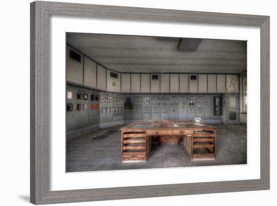 Abandoned Control Room-Nathan Wright-Framed Photographic Print