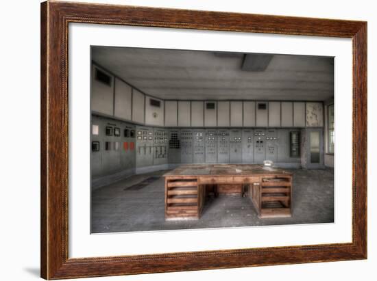 Abandoned Control Room-Nathan Wright-Framed Photographic Print