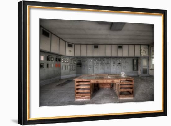 Abandoned Control Room-Nathan Wright-Framed Photographic Print