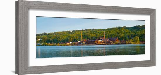 Abandoned Copper Mine at the Waterfront, Keweenaw Waterway, Houghton, Upper Peninsula, Michigan-null-Framed Photographic Print