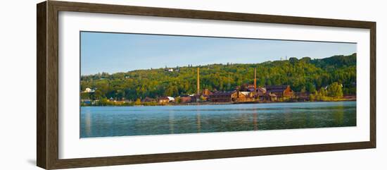 Abandoned Copper Mine at the Waterfront, Keweenaw Waterway, Houghton, Upper Peninsula, Michigan-null-Framed Photographic Print