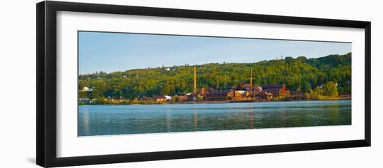 Abandoned Copper Mine at the Waterfront, Keweenaw Waterway, Houghton, Upper Peninsula, Michigan-null-Framed Photographic Print