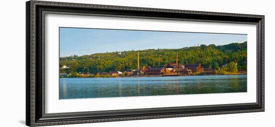 Abandoned Copper Mine at the Waterfront, Keweenaw Waterway, Houghton, Upper Peninsula, Michigan-null-Framed Photographic Print