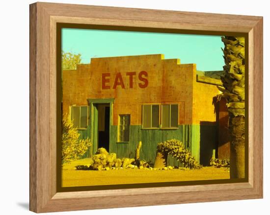 Abandoned Desert Eatery, Sloan, Nevada, USA-Nancy & Steve Ross-Framed Premier Image Canvas