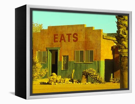 Abandoned Desert Eatery, Sloan, Nevada, USA-Nancy & Steve Ross-Framed Premier Image Canvas