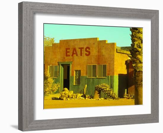 Abandoned Desert Eatery, Sloan, Nevada, USA-Nancy & Steve Ross-Framed Photographic Print