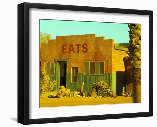 Abandoned Desert Eatery, Sloan, Nevada, USA-Nancy & Steve Ross-Framed Photographic Print