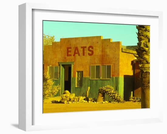 Abandoned Desert Eatery, Sloan, Nevada, USA-Nancy & Steve Ross-Framed Photographic Print