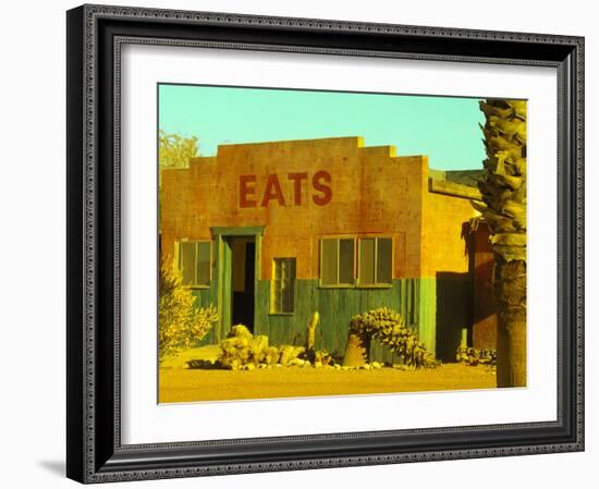 Abandoned Desert Eatery, Sloan, Nevada, USA-Nancy & Steve Ross-Framed Photographic Print