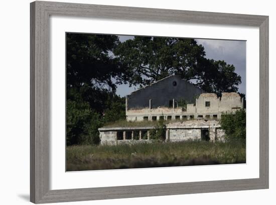 Abandoned Farm Building, Stepnica, Poland, July 2014-Zankl-Framed Photographic Print
