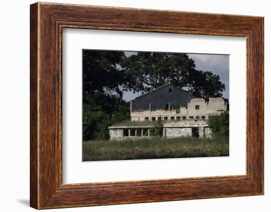 Abandoned Farm Building, Stepnica, Poland, July 2014-Zankl-Framed Photographic Print