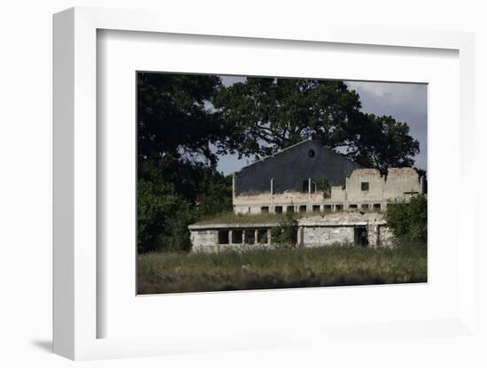 Abandoned Farm Building, Stepnica, Poland, July 2014-Zankl-Framed Photographic Print